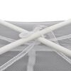 vidaXL Moustiquaire Mongolia 2 portes 200 x 150 x 145 cm Blanc