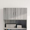 vidaXL Armoire murale sonoma gris 80x42,5x40 cm bois d'ing&eacute;nierie