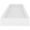vidaXL &Eacute;tag&egrave;res murales Loggia 4 pcs Blanc 80x15x4 cm MDF