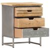vidaXL Table de chevet 40 x 30 x 50 cm Bois de manguier massif