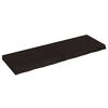 vidaXL Dessus de table marron fonc&eacute; bois ch&ecirc;ne massif trait&eacute;