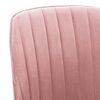 vidaXL Chaises pivotantes &agrave; manger lot de 2 rose velours