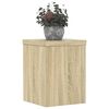 vidaXL Supports pour plantes 2 pcs ch&ecirc;ne sonoma bois d'ing&eacute;nierie