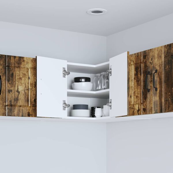 vidaXL Armoire de cuisine Lucca Ch&ecirc;ne fum&eacute; 57 x 57 x 40 cm