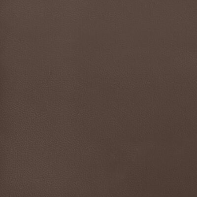 vidaXL Cadre de lit Marron 200x200 cm Similicuir