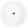 vidaXL Lampe suspendue industrielle Blanc Rond 42 cm E27 Manguier