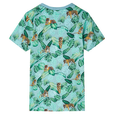 T-shirt pour enfants mélange vert clair 92