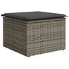 vidaXL Ensemble de canap&eacute; de jardin 7 pcs Gris Poly rotin