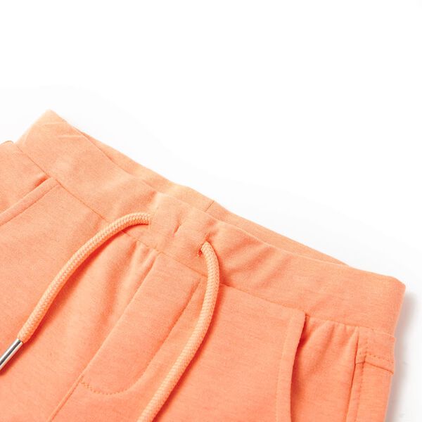Short pour enfants avec cordon de serrage orange n&eacute;on 92