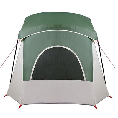 vidaXL Tente de camping de cabine 5 personnes vert imperméable