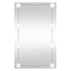 vidaXL Miroir mural avec lumi&egrave;res LED 40x60 cm verre rectangulaire