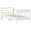 vidaXL Cadre de lit sans matelas blanc 90x200 cm bois de pin massif
