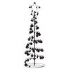 vidaXL Sapin de No&euml;l &agrave; LED avec boules 100 LED blanc chaud 150 cm