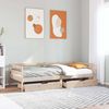 vidaXL Lit de jour avec tiroirs sans matelas 80x200 cm bois massif