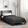 vidaXL Duvet d'hiver Noir et anthracite 220 x 135 cm Microfibre