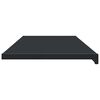 vidaXL Appui de fen&ecirc;tre Anthracite avec grain de bois PVC