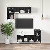 vidaXL Meuble TV mural Ch&ecirc;ne noir 30,5 x 30 x 60 cm Bois d'ing&eacute;nierie