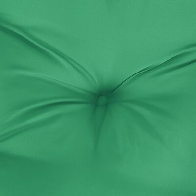 vidaXL Coussin de palette vert 70x40x12 cm tissu