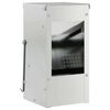 vidaXL Distributeur pour lapins Argent 12,5 x 12,5 x 25 cm 1,5 kg
