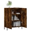 vidaXL Buffet ch&ecirc;ne fum&eacute; 69,5x34x90 cm bois d'ing&eacute;nierie