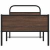 vidaXL Cadre de lit sans matelas 107x203 cm ch&ecirc;ne marron