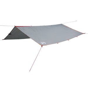 vidaXL B&acirc;che de camping gris et orange 500x294 cm imperm&eacute;able