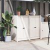 vidaXL Armoire de cuisine d'ext&eacute;rieur blanc bois de pin massif