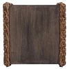 vidaXL Table basse Naturel 45 x 45 x 45 cm Bois de Mahogany Massif