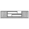 vidaXL Meuble TV sonoma gris 188,5x41x50 cm bois d'ing&eacute;nierie