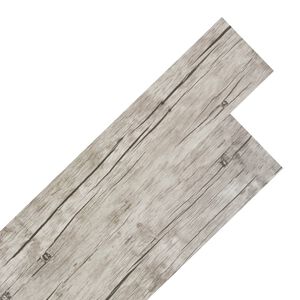vidaXL Planches de plancher PVC autoadh&eacute;sif 2,51 m&sup2; 2 mm Ch&ecirc;ne d&eacute;lav&eacute;