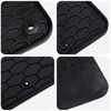 vidaXL Tapis de voiture 4 pcs Noir Caoutchouc