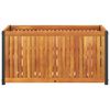 vidaXL Jardini&egrave;re 85x45x44 cm bois massif d'acacia et acier