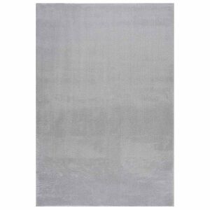vidaXL Tapis shaggy doux lavable 160x230 cm Antid&eacute;rapant Gris