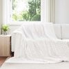 vidaXL Couvertures &agrave; jeter 6 pcs Blanc 240 x 220 cm Toison