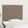 vidaXL T&ecirc;te de lit Taupe 100x5x118/128 cm Tissu