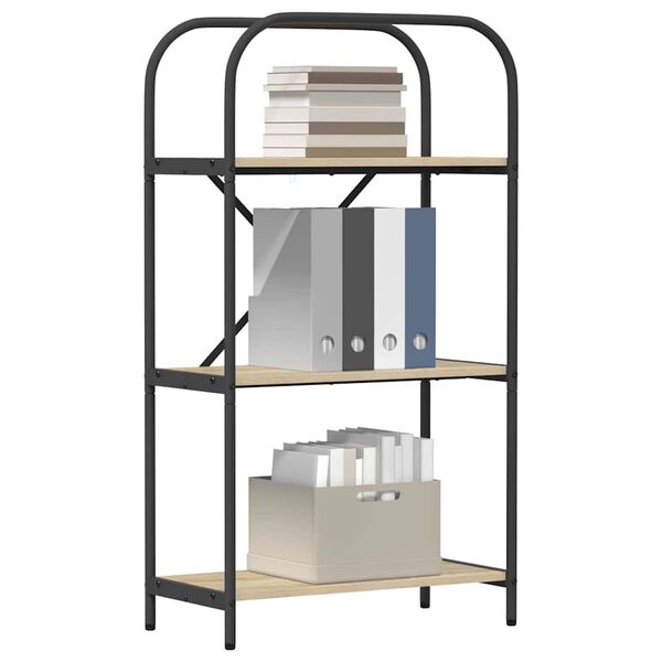vidaXL &Eacute;tag&egrave;re Ch&ecirc;ne Sonoma 60 x 30 x 109 cm Bois d'ing&eacute;nierie