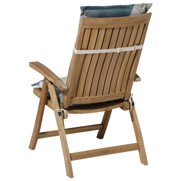 Madison Coussin de chaise &agrave; dossier haut Triangle 123x50 cm Vert