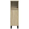 vidaXL Armoire salle de bain ch&ecirc;ne sonoma 30x30x100 cm