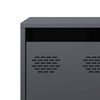 vidaXL Meuble TV anthracite 101,5x39x43,5 cm acier lamin&eacute; &agrave; froid