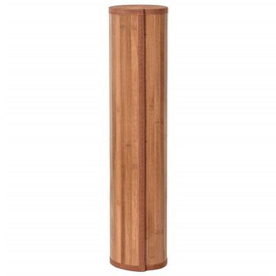 vidaXL Tapis rectangulaire naturel 60x200 cm bambou