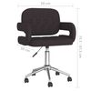 vidaXL Chaises &agrave; manger pivotantes lot de 4 noir similicuir