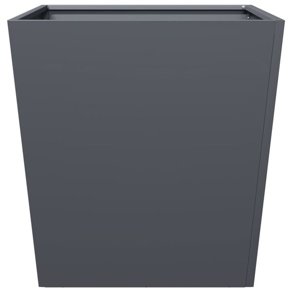 vidaXL Jardini&egrave;re anthracite 50x50x50 cm acier