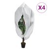 vidaXL Housses de protection pour plantes avec fermeture &eacute;clair 4 pcs