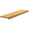 vidaXL Marches d'escalier 20 pcs marron clair 100x30x2 cm ch&ecirc;ne massif