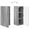 vidaXL Ensemble de meuble TV mural 4 pcs Gris Sonoma Bois d'ing&eacute;nierie