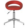 vidaXL Chaises pivotantes &agrave; manger lot de 4 bordeaux similicuir