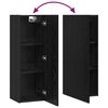 vidaXL Ensemble meuble TV 7 pcs Ch&ecirc;ne noir Bois d'ing&eacute;nierie
