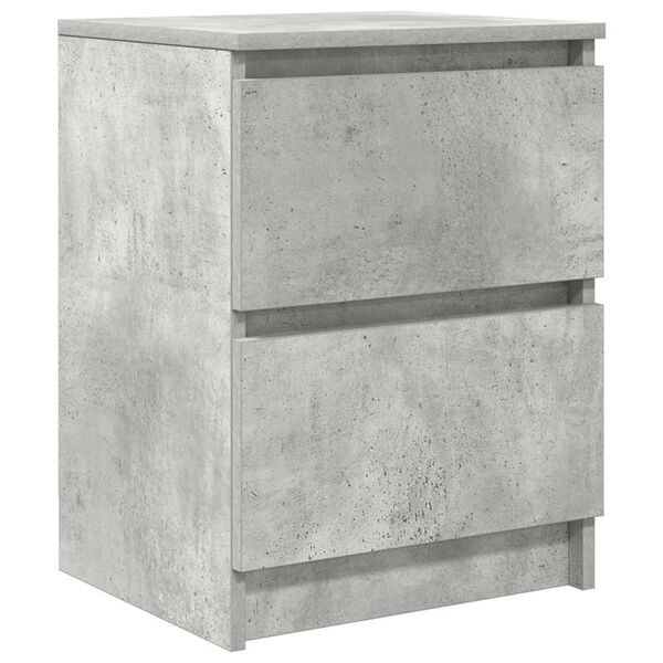 vidaXL Meuble TV gris b&eacute;ton 40x35x54 cm bois d'ing&eacute;nierie