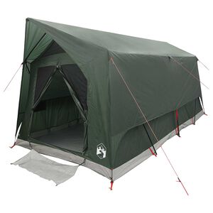 vidaXL Tente tunnel Vert arm&eacute;e 8 personnes Polyester et Acier