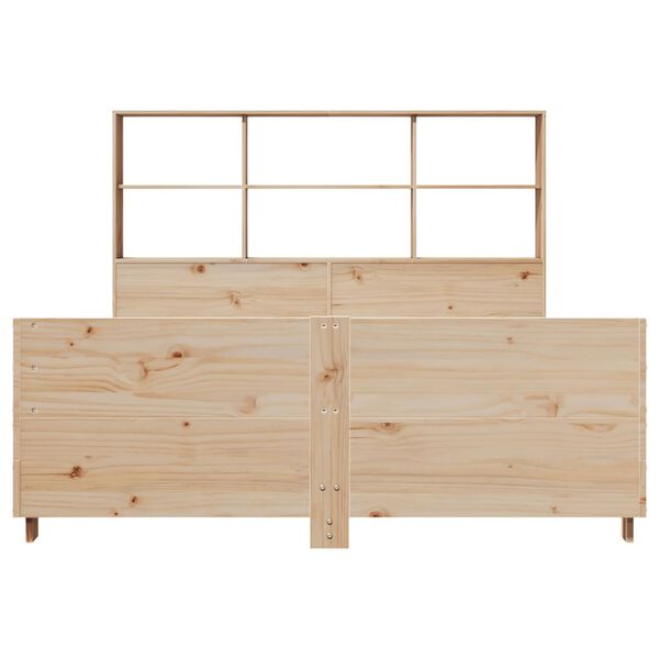 vidaXL Cadre de lit sans matelas 160x200 cm bois massif de pin